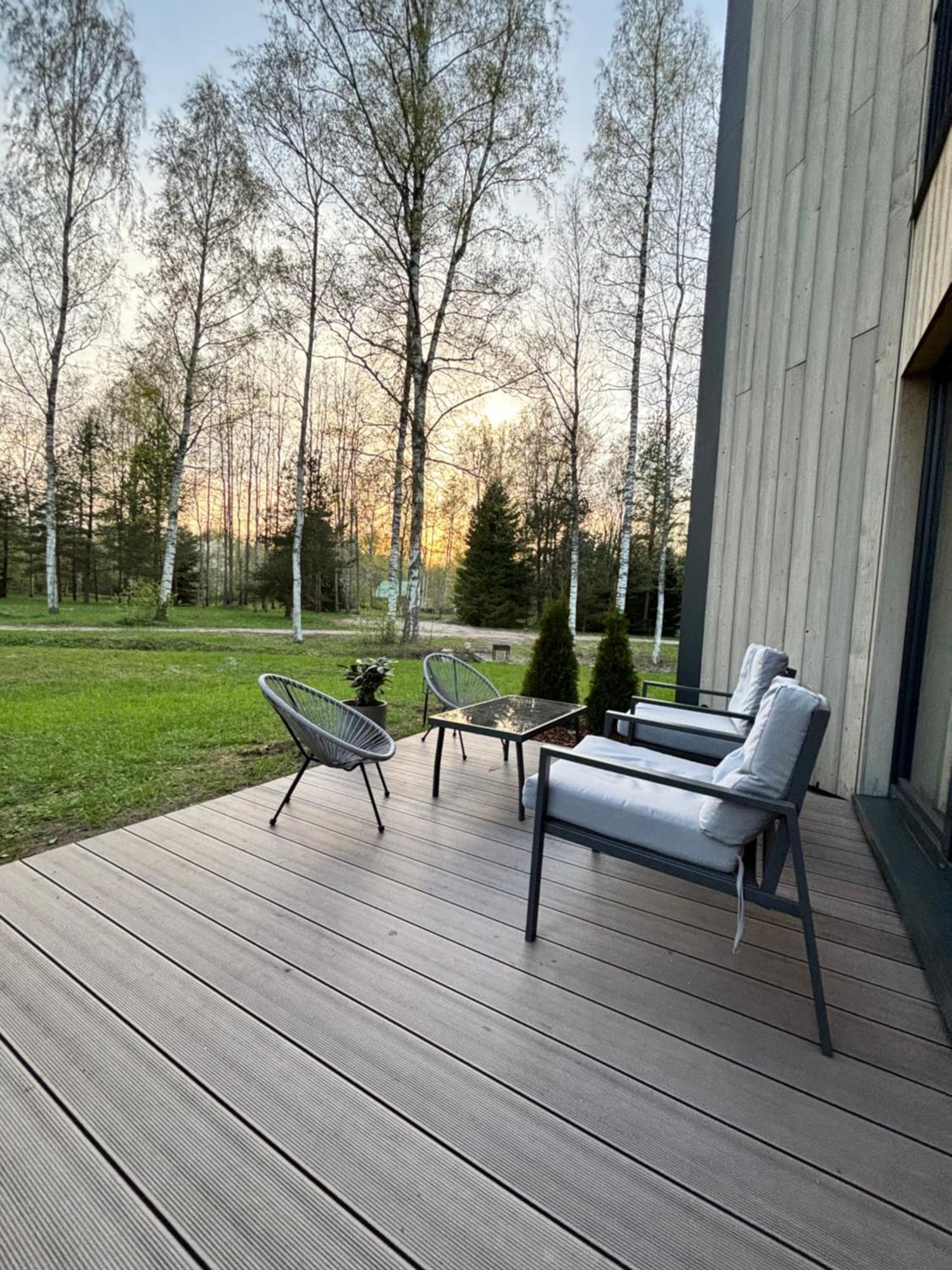 Albatross Getaway By The Sea, Spa And Forest With A Terrace Kesterciems Exterior photo